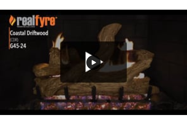 Real Fyre Coastal Driftwood Listed Gas Log Set