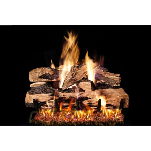 Real Fyre RD9 Golden Oak Ventless Gas Log Set, ANSI Certified