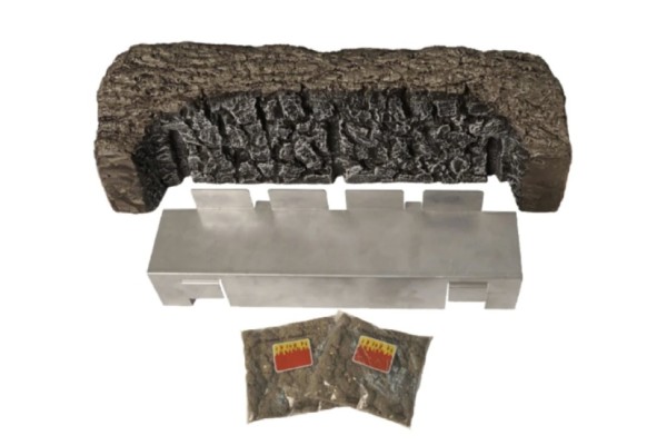 Real Fyre Golden Oak Designer Plus Flame Enhanced Listed Gas Log Set